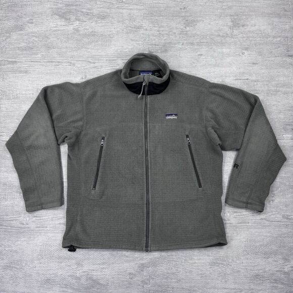 VINTAGE Patagonia Jacket Men’s M Gray 25301 Regulator R3 Radiant USA Fleece r310 - Picture 4 of 11